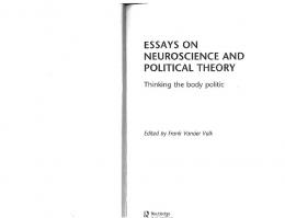 Page 1 ESSAYS ON NEUROSCIENCE AND POLITICAL THEORY ...