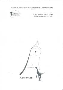 Page 1 EUROPEAN ASSOCATION OF VERTEBRATE ...