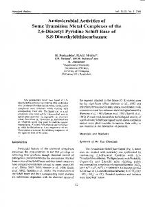 Page 1 Hanidard Medicus Vol. XLIX, No. 3, 2006 Antimicrobial
