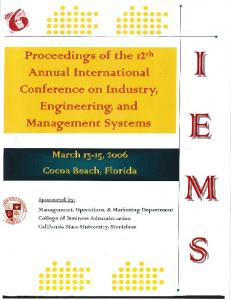 Page 1 Proceedings Of the 12th Annual International Conference on ...