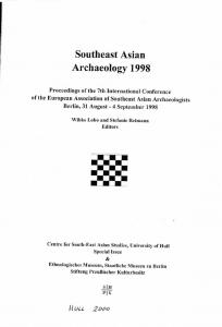 Page 1 Southeast Asian Archaeology 1998 Proceedings of the 7th ...
