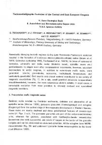 Page 1 Tectonostratigraphic Evolution of the Central and East ...