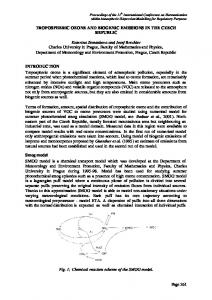 Page 261 TROPOSPHERIC OZONE AND BIOGENIC ...