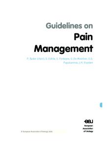 Pain Management - Uroweb