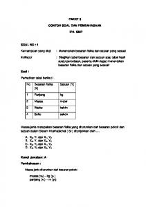 PAKET 3 CONTOH SOAL DAN PEMBAHASAAN IPA ... - SMK Medika