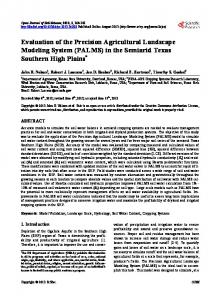 PALMS - Scientific Research Publishing