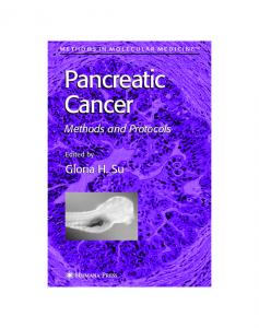 Pancreatic Cancer Pancreatic Cancer