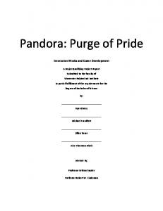 Pandora: Purge of Pride - Worcester Polytechnic Institute