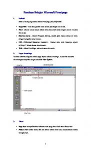 Panduan Belajar Microsoft Frontpage