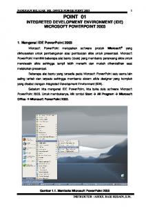 panduan belajar powerpoint