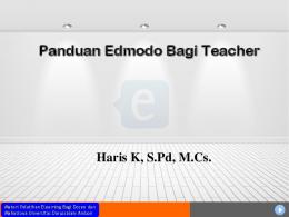 Panduan Edmodo Bagi Teacher