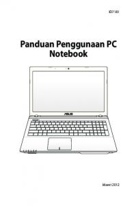 Panduan Penggunaan PC Notebook - Asus