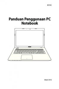 Panduan Penggunaan PC Notebook - Asus