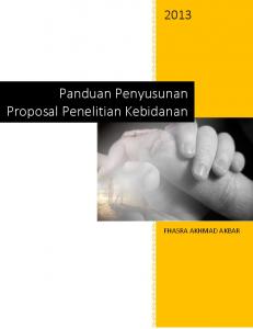 Panduan Penyusunan Proposal Penelitian Kebidanan