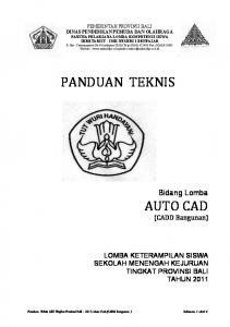 PANDUAN TEKNIS AUTO CAD - Lomba Ketrampilan Siswa Tingkat ...