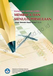 Panduan untuk Guru Membaca dan Menulis ... - WordPress.com