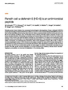 Paneth cell &alpha - CiteSeerX