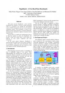 PapaBench : A Free RealTime Benchmark