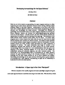 Paper Title - Astrosociology Research Institute