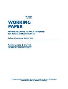 Paper Title - Mercatus Center