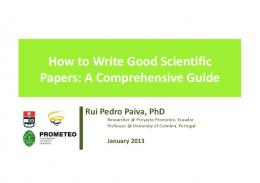 papers - how to write