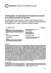 Paramagnetism of cobalt-doped ZnO