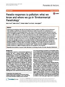 Parasite responses to pollution - Semantic Scholar