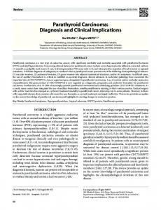 Parathyroid Carcinoma