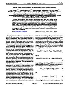 Partial Phase Synchronization for Multivariate Synchronizing Systems