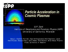 Particle acceleration