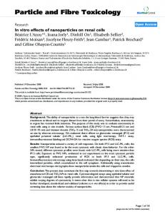 Particle and Fibre Toxicology - Springer Link