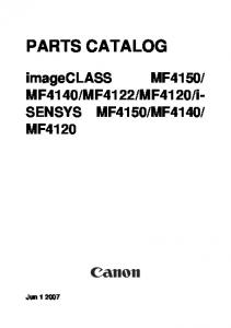 PARTS CATALOG