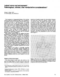 Pathological, clinical, and manipulative considerations - Europe PMC