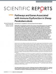 Pathways and Genes Associated with Immune ...