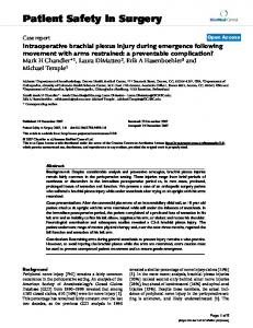 Patient Safety in Surgery