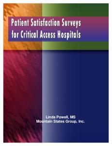 Patient Satisfaction Manual