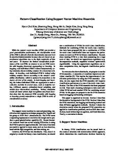 Pattern Classification Using Support Vector ... - Semantic Scholar