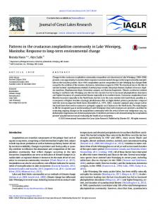 Patterns in the crustacean zooplankton community in ...