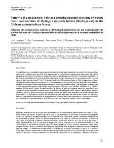 Patterns of composition, richness and phylogenetic diversity ... - SciELO