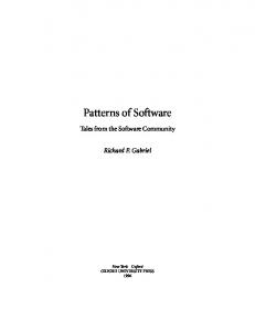 Patterns of Software