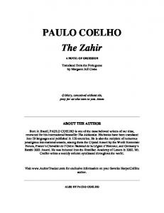 PAULO COELHO The Zahir - WordPress.com