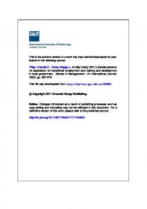 PDF 153kB - QUT ePrints