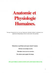 [PDF] Anatomie et Physiologie Humaines.