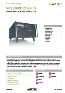 PDF Data Sheet - EM Test