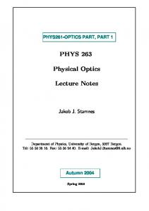 PDF file: PART 1 Optics Notes