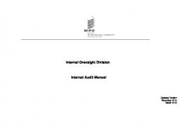 PDF, Internal Audit Manual