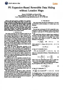 PE Expansion-Based Reversible Data Hiding ... - Semantic Scholar