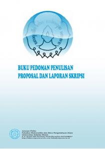 Pedoman Penulisan Proposal dan Skripsi 2013