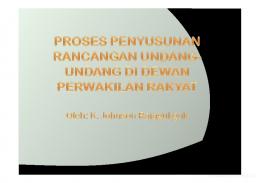 PEMBAHASAN DAN PERSETUJUAN RUU PADA DPR - wika ...