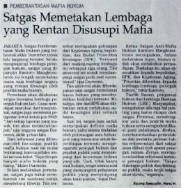 Pemberantasan Mafia Hukum (Kontan)